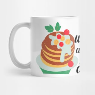 Waffles are just Pancakes With Abs Mug